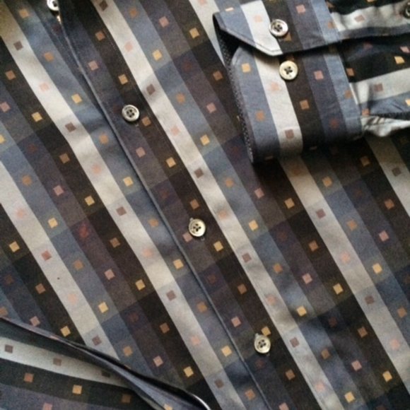 BUGATCHI UOMO Men's Classic Fit Long Sleeve Button Down - Picture 4 of 8